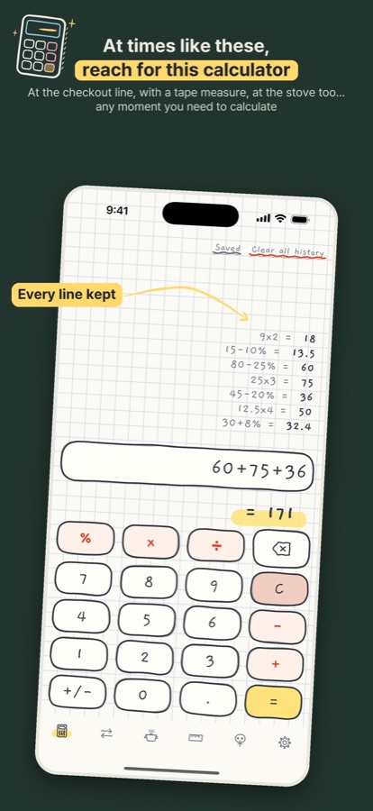 Dad's Calculator screenshot 1